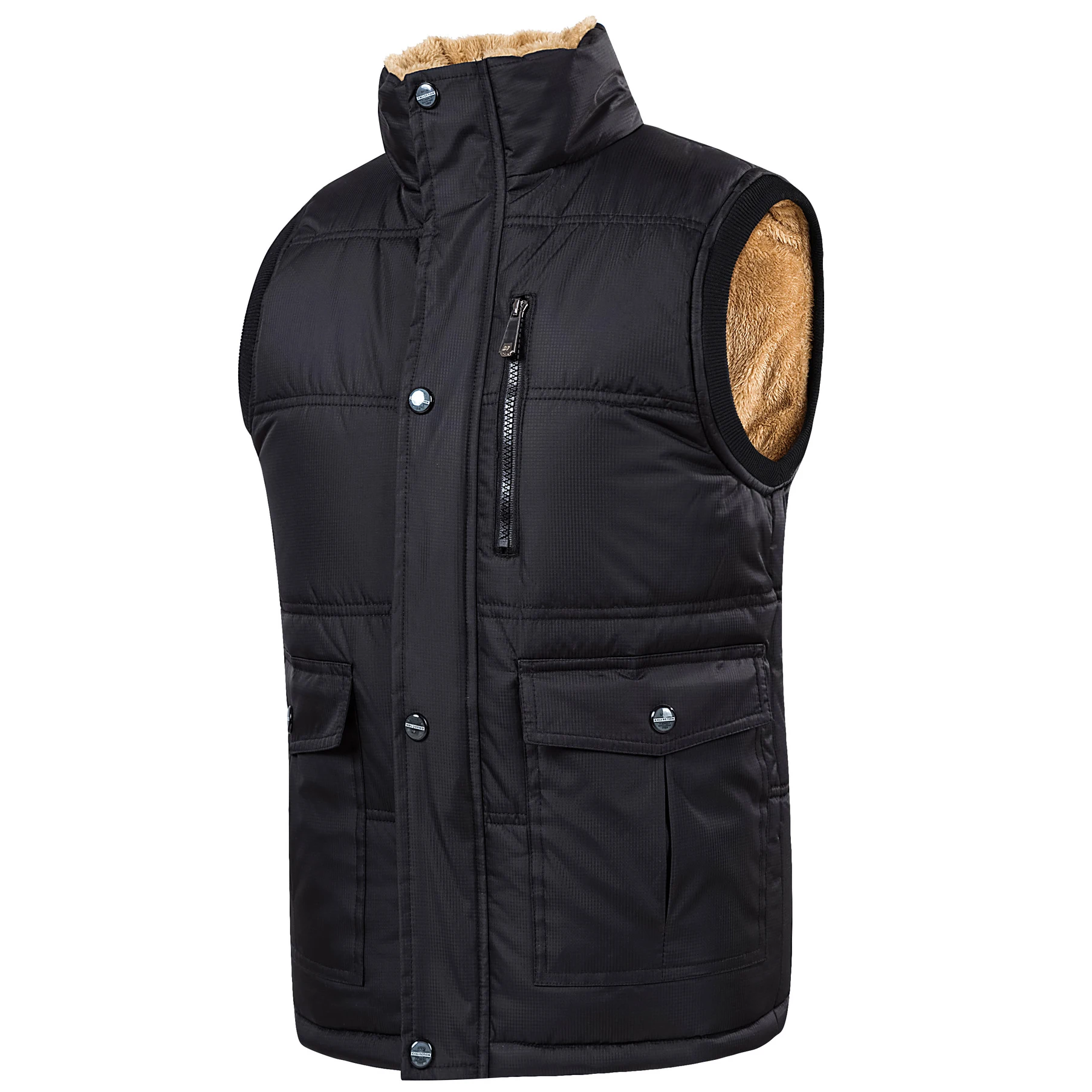 2019 New Men's Down Cotton Vest Mens Windproof Stand Collar Autumn Winter Fleece Warm Waistcoat Plus Size 7XL
2019 New Men's Down Cotton Vest Mens Windproof Stand Collar Autumn Winter Fleece Warm Waistcoat Plus Size 7XL