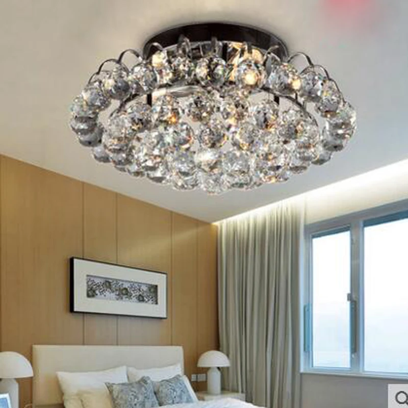 Round Bedroom Crystal Lamp Simple Modern led Restaurant Crystal Ceiling Study Bedroom Lamp Warm Lighting led fixture led lamps 
Round Bedroom Crystal Lamp Simple Modern led Restaurant Crystal Ceiling Study Bedroom Lamp Warm Lighting led fixture led lamps