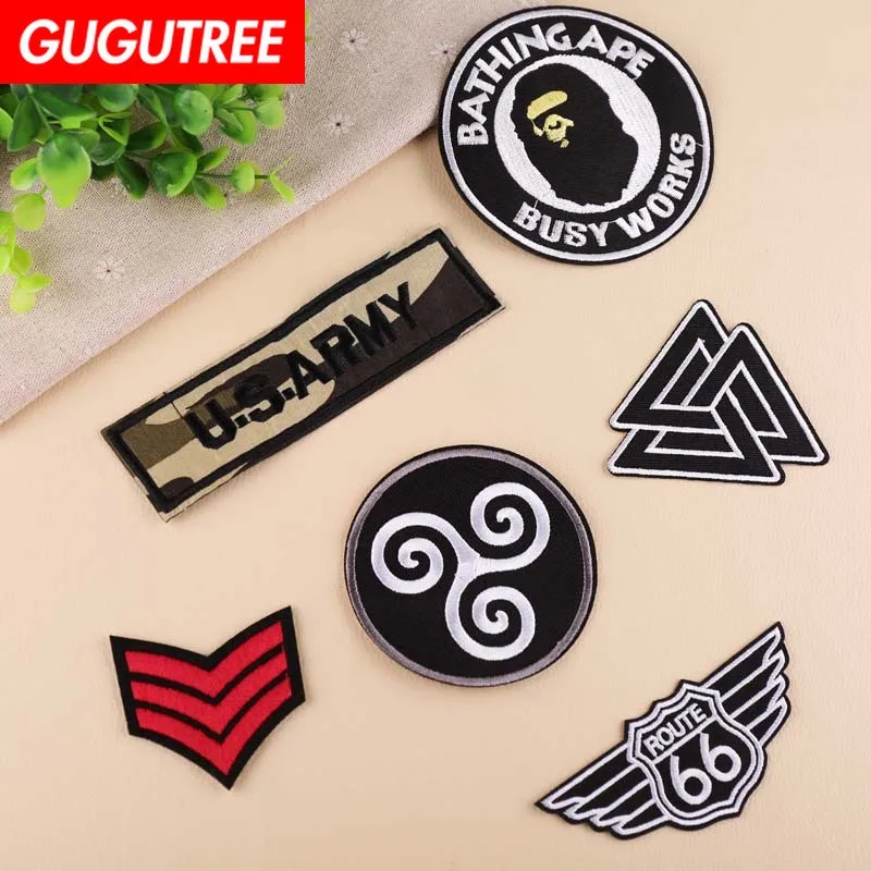 GUGUTREE embroidery army patches rank 66 patches badges applique patches for clothing YX-262
GUGUTREE embroidery army patches rank 66 patches badges applique patches for clothing YX-262