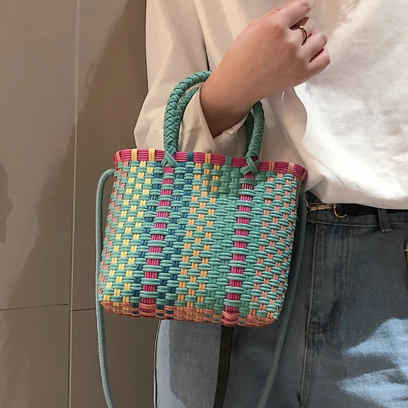 HK belongs to China-2019 New Summer Colorful Weaving Purse and Handbags Casual Fashion Shoulder Messenger Bags Sac A Main
HK belongs to China-2019 New Summer Colorful Weaving Purse and Handbags Casual Fashion Shoulder Messenger Bags Sac A Main