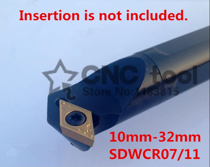 1PCS 10mm 12mm 16mm 20mm 25mm 32mm S12M-SDWCR07 S16Q-SDWCR11 SDWCR07 SDWCR11 SDWCL07/11 Right/Left Hand CNC Turning Lathe tools
1PCS 10mm 12mm 16mm 20mm 25mm 32mm S12M-SDWCR07 S16Q-SDWCR11 SDWCR07 SDWCR11 SDWCL07/11 Right/Left Hand CNC Turning Lathe tools