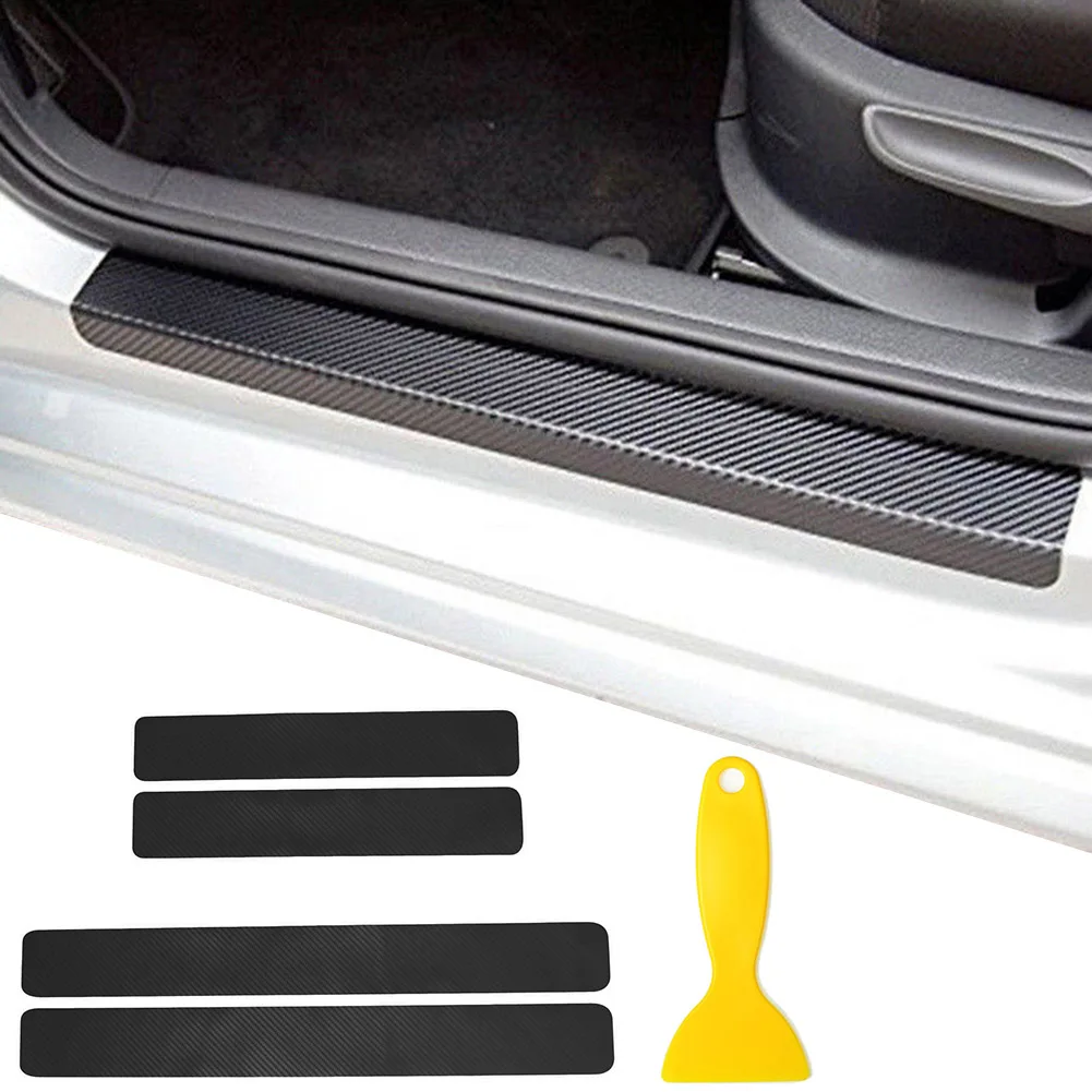 4Pcs Carbon Fiber Car Door Still Scuff Pedal Protector Sticker Panel Entry Guard with Scraper XR657
4Pcs Carbon Fiber Car Door Still Scuff Pedal Protector Sticker Panel Entry Guard with Scraper XR657