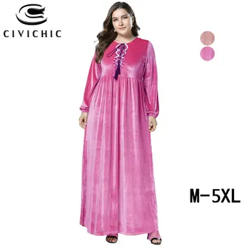 CIVI CHIC Plus Size Winter Flannel Velvet Robe Femme Embroidery Maxi Dress Spring Autumn Retro Women Gown Party Vestidos DRS217
CIVI CHIC Plus Size Winter Flannel Velvet Robe Femme Embroidery Maxi Dress Spring Autumn Retro Women Gown Party Vestidos DRS217