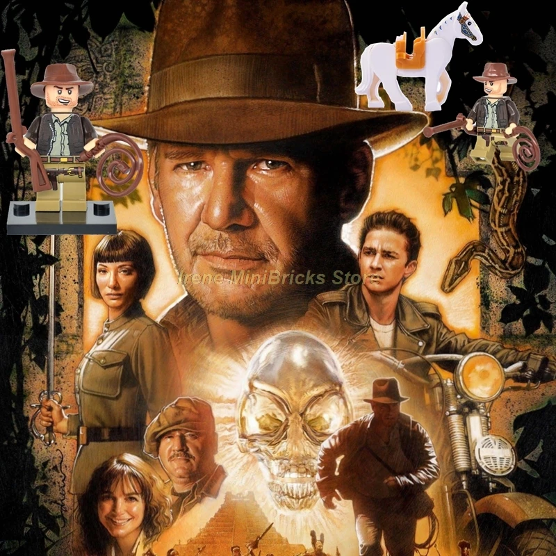 Raiders of the Lost Ark Indiana Jones Breaking Bad Walter White John Constantine Cowboy ET Alien Building Blocks Marvel Movie
Raiders of the Lost Ark Indiana Jones Breaking Bad Walter White John Constantine Cowboy ET Alien Building Blocks Marvel Movie