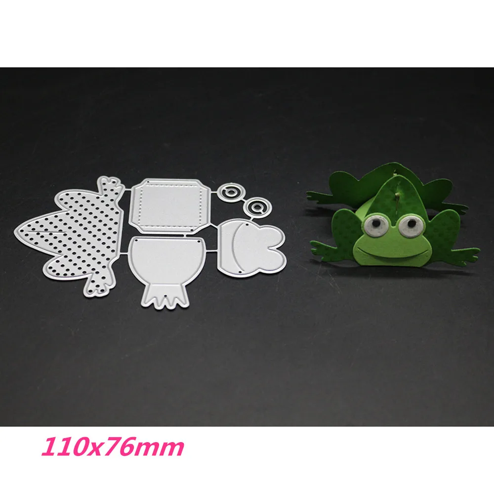 110x76mm Frog Gift Box Metal Stencil for DIY Scrapbooking Photo Album Paper Card Decorative Cutting Dies 2019 New
110x76mm Frog Gift Box Metal Stencil for DIY Scrapbooking Photo Album Paper Card Decorative Cutting Dies 2019 New