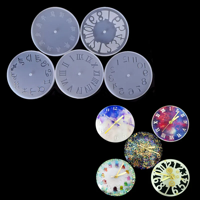 Epoxy Clear Clock Silicone Resin Liquid Mold Pendant Casting Beads Crystal Molds DIY Jewelry Making Tool Hand Craft
Epoxy Clear Clock Silicone Resin Liquid Mold Pendant Casting Beads Crystal Molds DIY Jewelry Making Tool Hand Craft