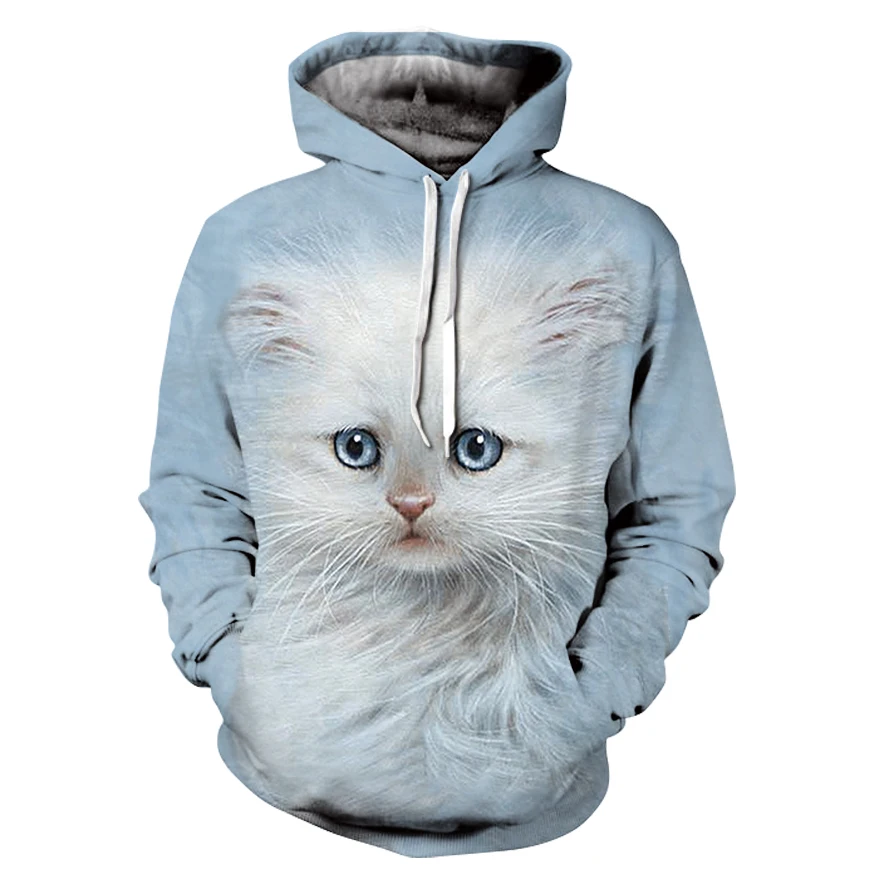 Spring/summer 2019 men's fashion new cute cat print pullover 3D digital print sport casual hoodie
Spring/summer 2019 men's fashion new cute cat print pullover 3D digital print sport casual hoodie