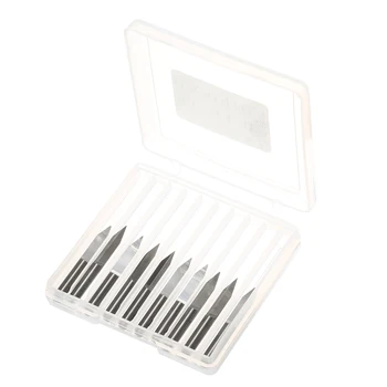 10Pcs/Lot 30 Degree Carbide PCB Engraving Bits V-shape CNC Router Tool 3.175mm Shank For Plastics Wood Tip-0.1/0.2/0.3/0.4/0.5mm
10Pcs/Lot 30 Degree Carbide PCB Engraving Bits V-shape CNC Router Tool 3.175mm Shank For Plastics Wood Tip-0.1/0.2/0.3/0.4/0.5mm