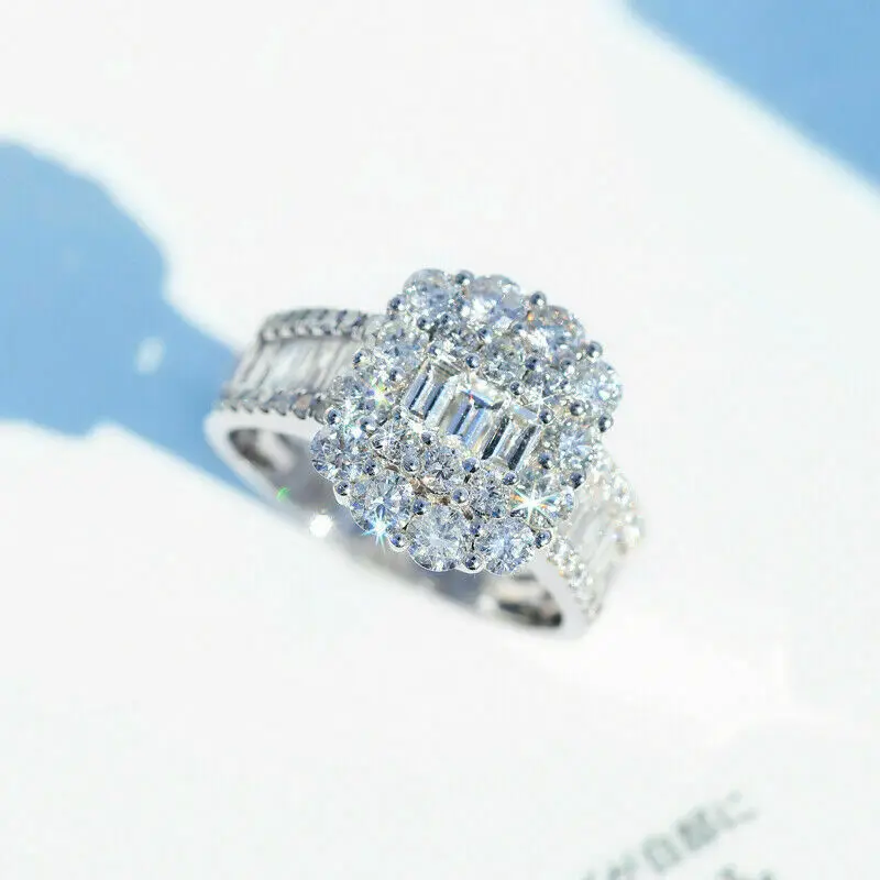 Unique Female Square White Crystal Princess Ring Simple Silver Filled Wedding Ring Vintage Promise Engagement Rings For Women
Unique Female Square White Crystal Princess Ring Simple Silver Filled Wedding Ring Vintage Promise Engagement Rings For Women