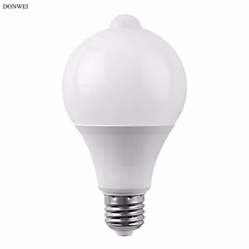 DONWEI 7W IR Motion Sensor A60 E27 LED Bulb Night Auto ON/OFF 2835 SMD Light Blubs for Living room Basement Hallway Stairs Porch 
DONWEI 7W IR Motion Sensor A60 E27 LED Bulb Night Auto ON/OFF 2835 SMD Light Blubs for Living room Basement Hallway Stairs Porch