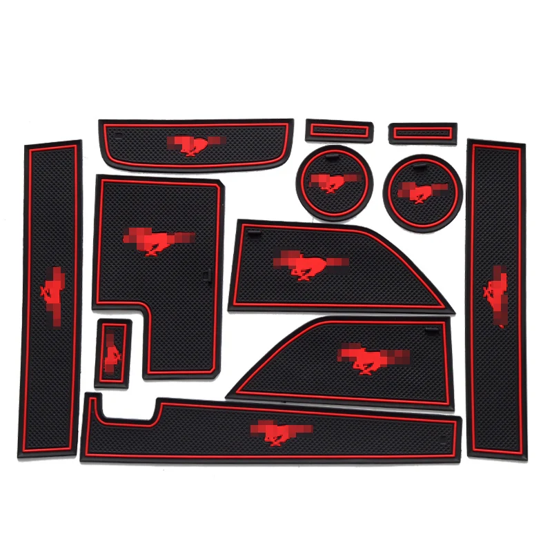 QHCP Anti Slip Door Groove Mat For Ford Mustang 2015+ Gate Slot Pad Non-slip Cup Mats Car Accessories 12pcs/set Free Shipping
QHCP Anti Slip Door Groove Mat For Ford Mustang 2015+ Gate Slot Pad Non-slip Cup Mats Car Accessories 12pcs/set Free Shipping