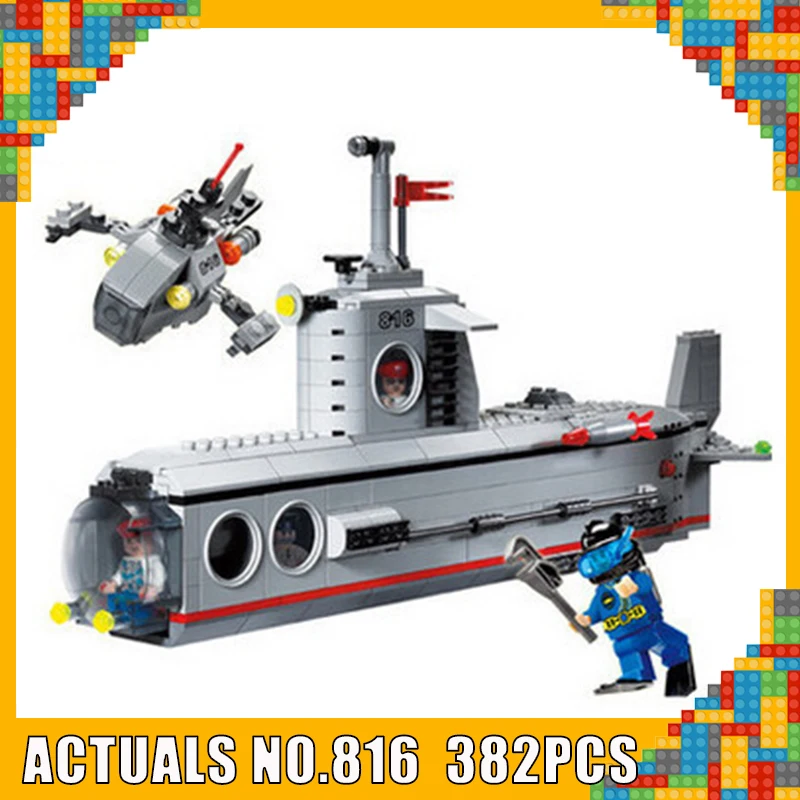 ENLIGHTEN 816 Military Submarine Deep Sea Adventure Figure Blocks Compatible with Legoe Construction Building Toys For Children
ENLIGHTEN 816 Military Submarine Deep Sea Adventure Figure Blocks Compatible with Legoe Construction Building Toys For Children