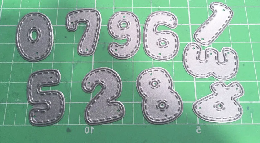 0-9 Numbers Set Metal Cutting Dies 3D DIY Scrapbooking Carbon Sharp Craft Die Photo Invitation Cards Decoration 97x57mm
0-9 Numbers Set Metal Cutting Dies 3D DIY Scrapbooking Carbon Sharp Craft Die Photo Invitation Cards Decoration 97x57mm