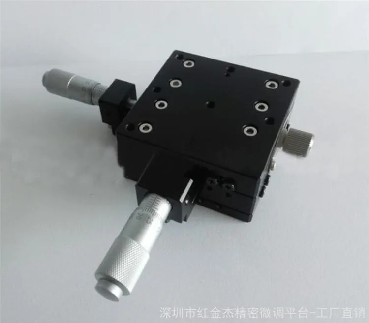 XY Axis Sliding Stage V-shaped cross-roller guides displacement Platform 60mm*60mm Sliding Table
XY Axis Sliding Stage V-shaped cross-roller guides displacement Platform 60mm*60mm Sliding Table