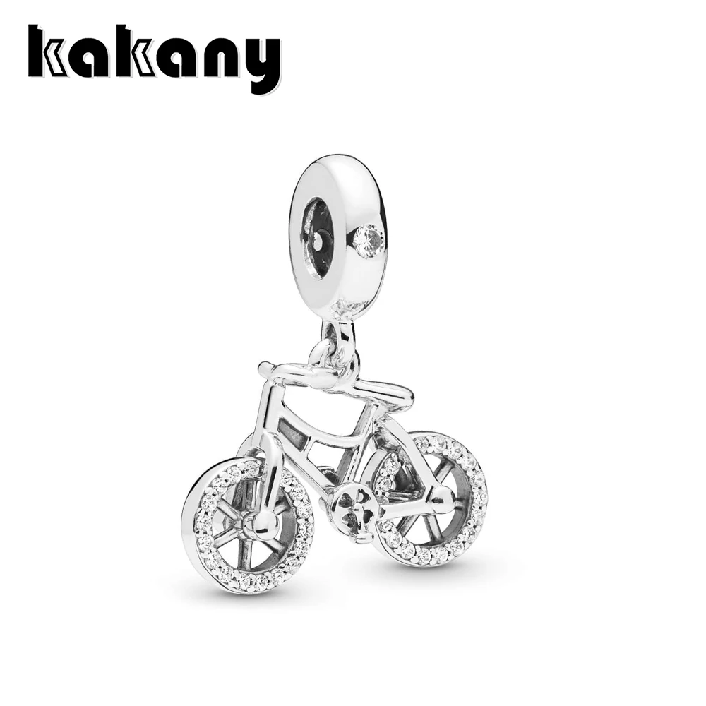 KAKANY 925 Sterling Silver Spring 2019 New BRILLIANT BICYCLE HANGING CHARM Pendant for Original Pandora Style Charm Bracelets
KAKANY 925 Sterling Silver Spring 2019 New BRILLIANT BICYCLE HANGING CHARM Pendant for Original Pandora Style Charm Bracelets