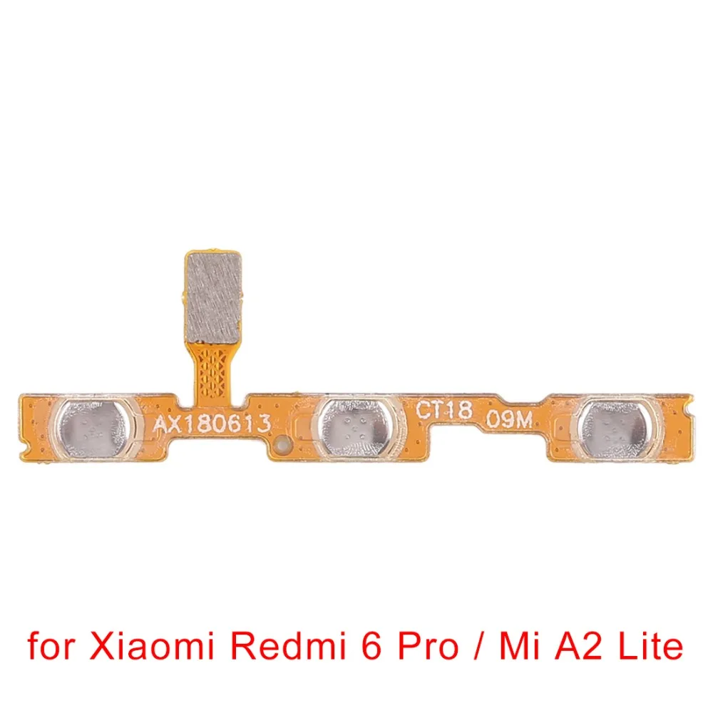 Новинка для Xiaomi Redmi 6 Pro / Mi A2 Lite Кнопка питания и громкости гибкий кабель Lite|Шлейфы