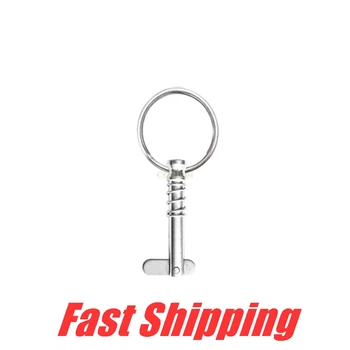 316 Stainless Steel Boat Top Deck Quick Release Pin with ring Safety stop pin for Ship Quick pipe clamp pins hardware accessorie
316 Stainless Steel Boat Top Deck Quick Release Pin with ring Safety stop pin for Ship Quick pipe clamp pins hardware accessorie
