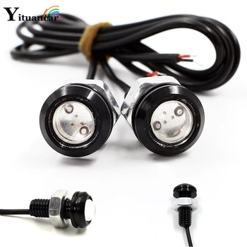 

Ytuancar 2X 7W 18MM LED Eagle Eye DRL Daytime Running Light Source Backup Reversing Parking Signal Lamp Waterproof Free Shipping