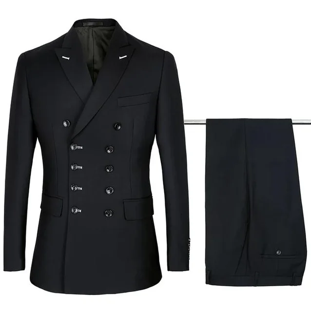 New Fashion Custom Made Double Breasted Men Suit 2020 Black Formal Business Wedding Tuxedos (Jacket+Pants)
New Fashion Custom Made Double Breasted Men Suit 2020 Black Formal Business Wedding Tuxedos (Jacket+Pants)