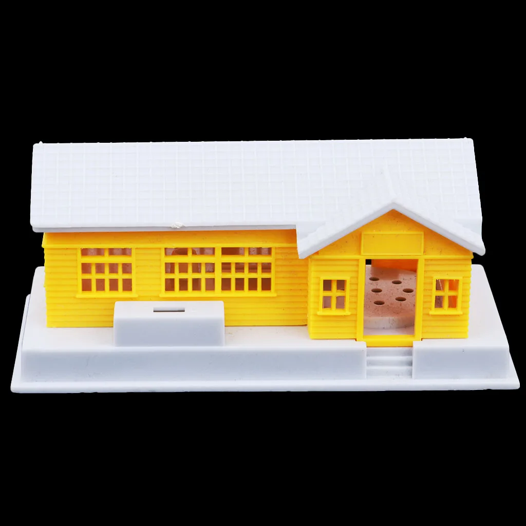 1:87 Scale Modern Miniature Building House DIY Sand Table Railway Diorama dollhouse style unique design Perfect for DIY