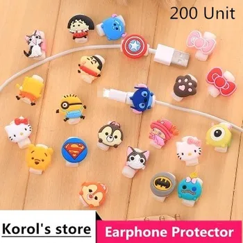 200pcs Cartoon USB Cable Earphone Protector Headphones Line Saver For iPhone 5 6 7 Samsung Charging Line Data Cable Protection
200pcs Cartoon USB Cable Earphone Protector Headphones Line Saver For iPhone 5 6 7 Samsung Charging Line Data Cable Protection