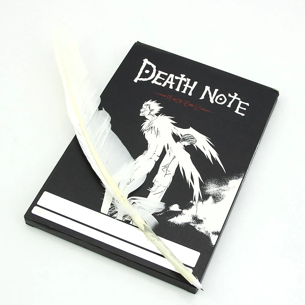 Image 5pack Lovely Fashion Anime Theme Death Note Cosplay Notebook New School Large Writing Journal 20.5cm*14.5cm