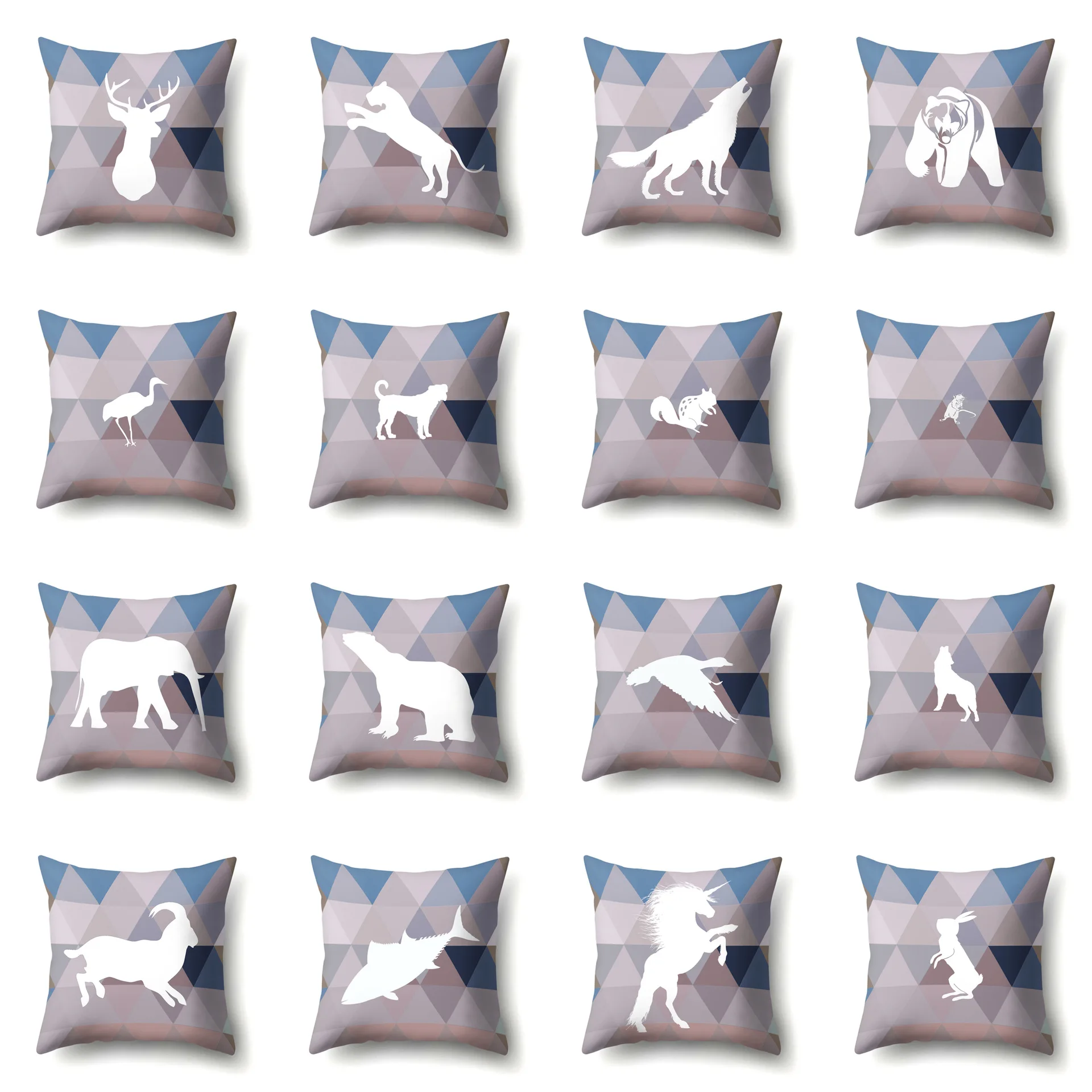 Animal Silhouette Geometric Cushion Cover Deer Dog Bear Decorative Pillowcase Polyester Home Decor for Sofa Bed Pillow Covers
Animal Silhouette Geometric Cushion Cover Deer Dog Bear Decorative Pillowcase Polyester Home Decor for Sofa Bed Pillow Covers