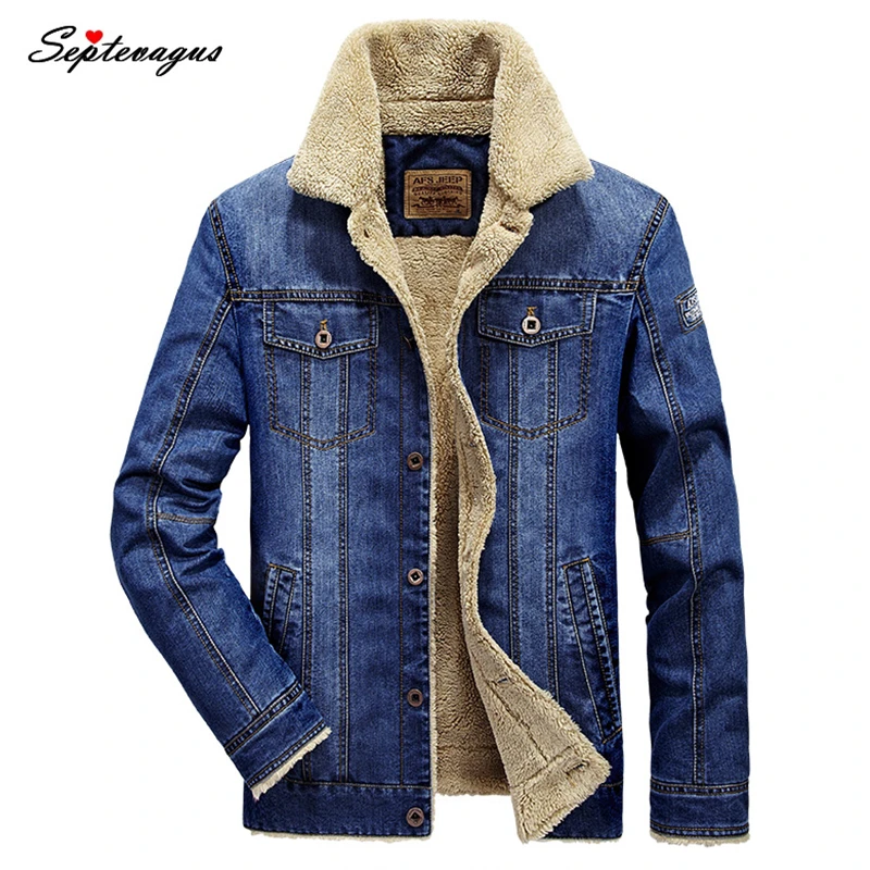 2017 Afs Jeep Brand Thick Warm Winter Fleece Jackets for Men Denim Jacket Fashion Mens Jeans Jacket Outwear;veste en jean homme
2017 Afs Jeep Brand Thick Warm Winter Fleece Jackets for Men Denim Jacket Fashion Mens Jeans Jacket Outwear;veste en jean homme
