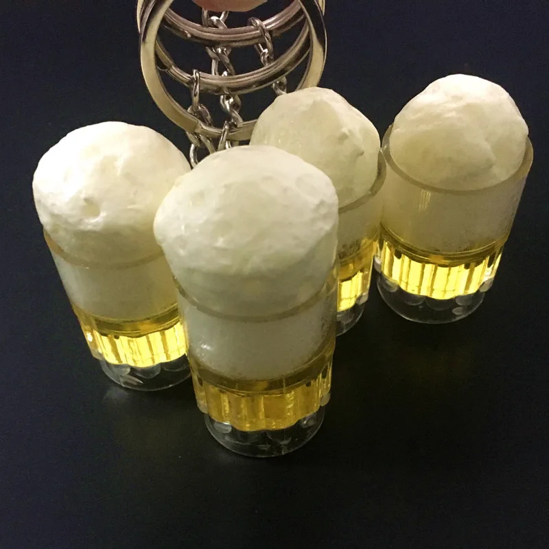New Design 3D DIY Beer Cup Keychain Drink Model Keychain Resin Glass Keyring Birthday Gift Backpack Pendant Spoof Toy Food Charm
New Design 3D DIY Beer Cup Keychain Drink Model Keychain Resin Glass Keyring Birthday Gift Backpack Pendant Spoof Toy Food Charm