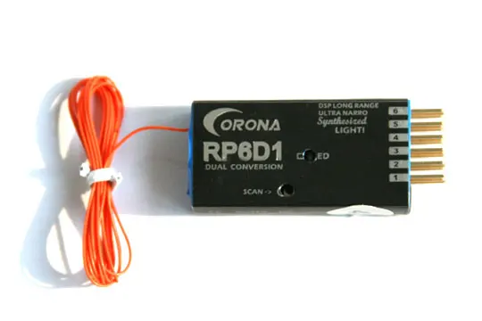 RP6D1 35MHz/40MHz/72MHZ Synthesized Receiver Dual conver,Futaba,Hitec,JR