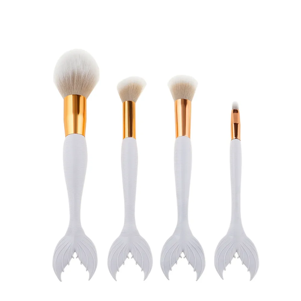 New 4Pcs Sector Makeup Brush Set Big Fish Tail Foundation Powder Brushs кисти для макияжа makeup brush set W510
New 4Pcs Sector Makeup Brush Set Big Fish Tail Foundation Powder Brushs кисти для макияжа makeup brush set W510