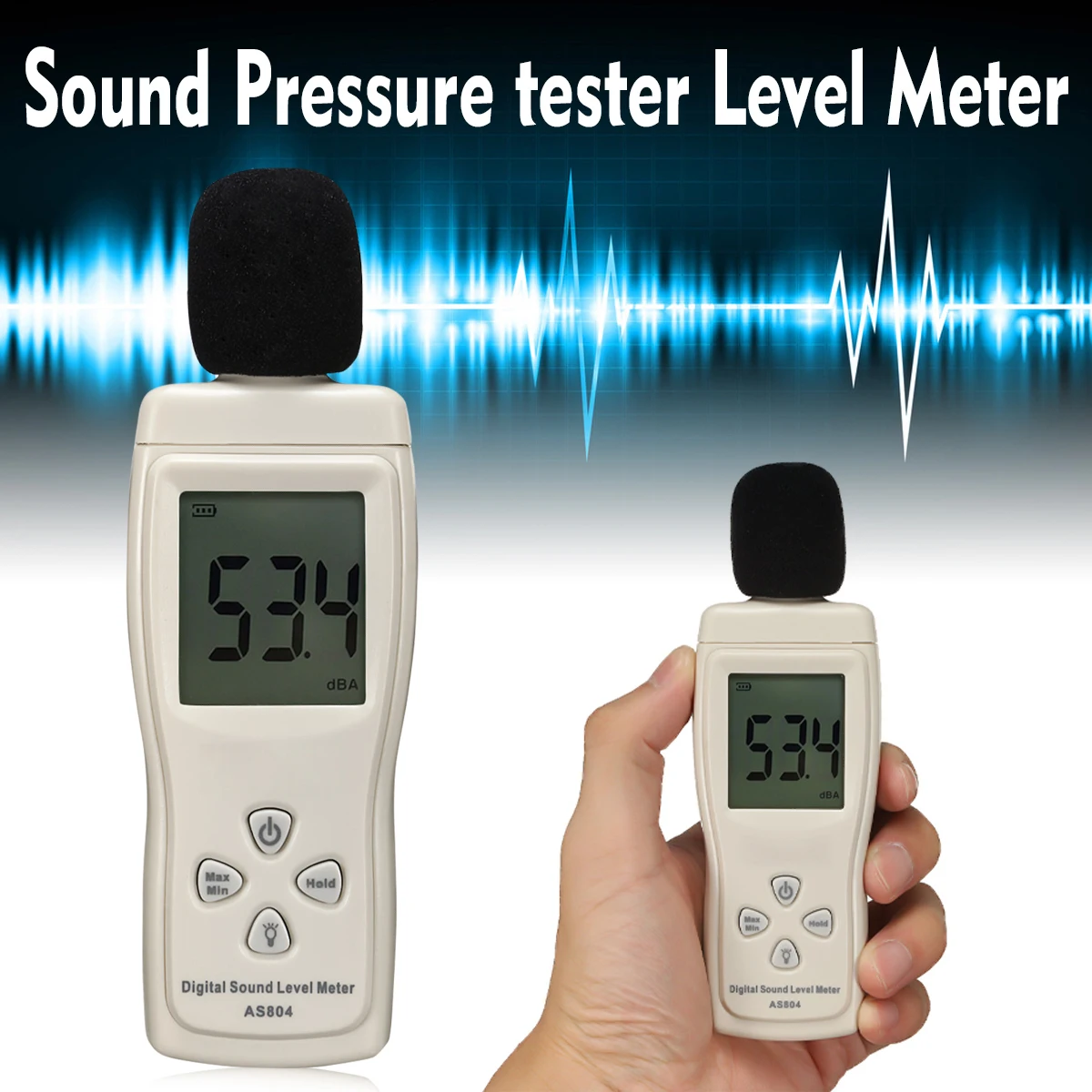 30-130db Mini Sound Level Meters Loud Sound Digital Pressure Tester Meters Decibel Noise Measuring Monitoring Indicator Testers
30-130db Mini Sound Level Meters Loud Sound Digital Pressure Tester Meters Decibel Noise Measuring Monitoring Indicator Testers