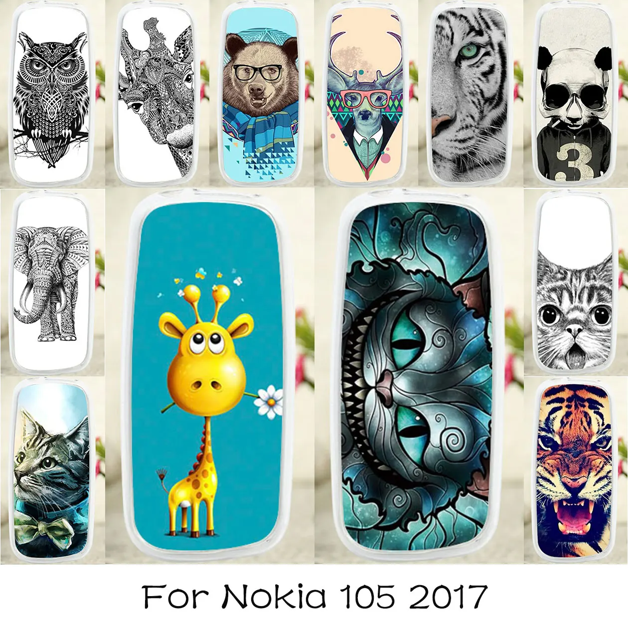 TAOYUNXI Soft TPU Case For Nokia 105 2017 Case DIY Dirt-resistant TA-1010 Cover For Nokia 105 2017 Cases Silicone Cat Animal
TAOYUNXI Soft TPU Case For Nokia 105 2017 Case DIY Dirt-resistant TA-1010 Cover For Nokia 105 2017 Cases Silicone Cat Animal