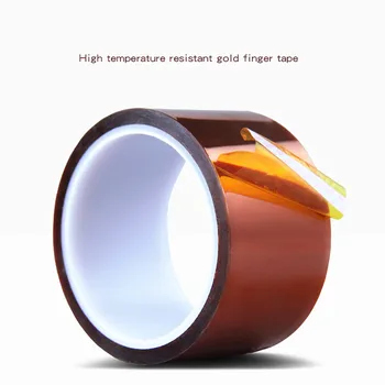 1PCS 50MM x 33Meter One-side Self-adhesive High Temperature Heat Resistant Polyimide Tape for BGA Reworks
1PCS 50MM x 33Meter One-side Self-adhesive High Temperature Heat Resistant Polyimide Tape for BGA Reworks