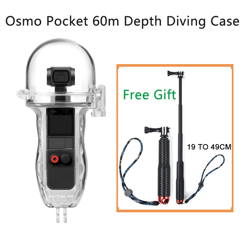 In Stock 60 Meters Diving Case Protective Shell Waterproof Housing for DJI OSMO POCKET Camera Accessories
In Stock 60 Meters Diving Case Protective Shell Waterproof Housing for DJI OSMO POCKET Camera Accessories