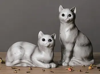 creative resin cat lovers figurine vintage lucky cat statue home decor crafts room decoration objects resin animal figurines
creative resin cat lovers figurine vintage lucky cat statue home decor crafts room decoration objects resin animal figurines
