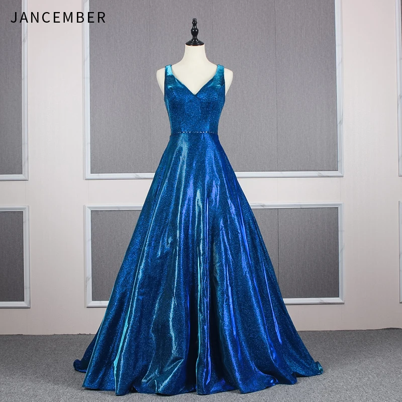 JANCEMBER robe soiree longue Crystal Sashes Sleeveless Simple Court Train V-Neck A-Line Floor-Length formal dresses evening gown
JANCEMBER robe soiree longue Crystal Sashes Sleeveless Simple Court Train V-Neck A-Line Floor-Length formal dresses evening gown