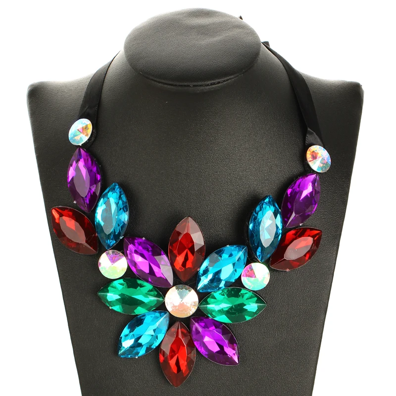 MINHIN Fashion Flower Choker Necklace Women Bohemian Ribbon Collars Necklace Crystal Jewelry Statement Necklace Collier Femme
MINHIN Fashion Flower Choker Necklace Women Bohemian Ribbon Collars Necklace Crystal Jewelry Statement Necklace Collier Femme