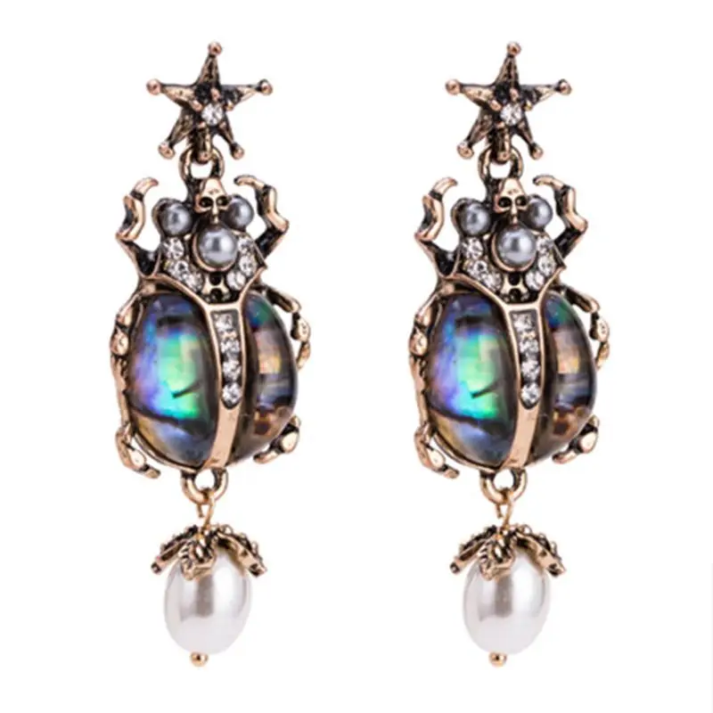 Insect Earrings Women Lady Cultured Pearl Star Personalized Cute Statement Earrings Fashion Jewelry Brinco Drop Earrings
Insect Earrings Women Lady Cultured Pearl Star Personalized Cute Statement Earrings Fashion Jewelry Brinco Drop Earrings