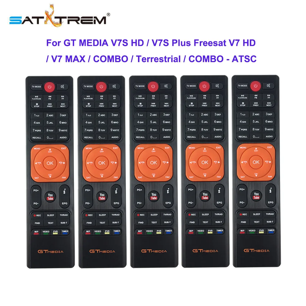 Controle Remoto Freesat V7 HD Satellite Receiver Remote Control V7S HD DVB-S2 DVB-T2 Digital Satellite Receiver Remote Control
Controle Remoto Freesat V7 HD Satellite Receiver Remote Control V7S HD DVB-S2 DVB-T2 Digital Satellite Receiver Remote Control