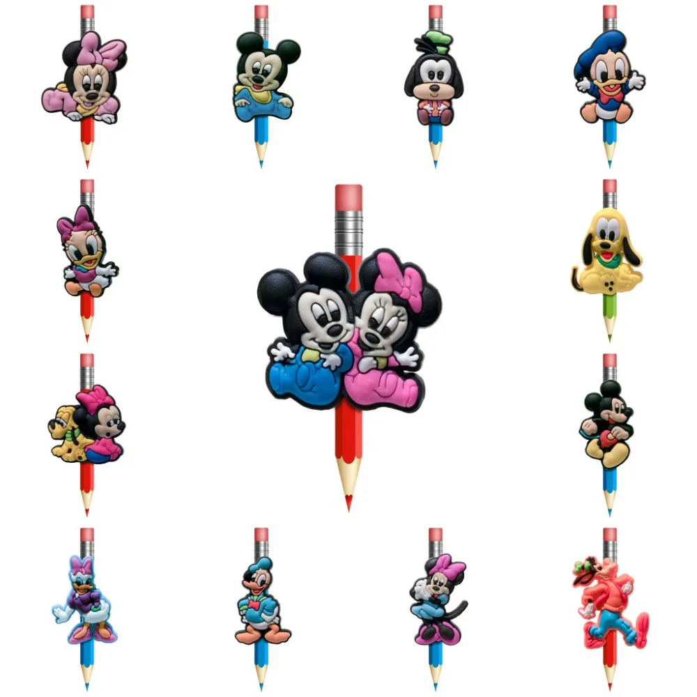 1Pcs Mickey Minnie Cartoon Figures Pencil Topper Caps Pens Holders students Supplies Pencil Grip Pen Holders Kids Gifts
1Pcs Mickey Minnie Cartoon Figures Pencil Topper Caps Pens Holders students Supplies Pencil Grip Pen Holders Kids Gifts