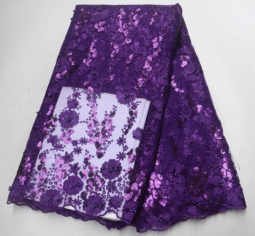 High Class Purple Handcut High Quality African Lace Fabric Organza Lace Fabric With Sequins
High Class Purple Handcut High Quality African Lace Fabric Organza Lace Fabric With Sequins