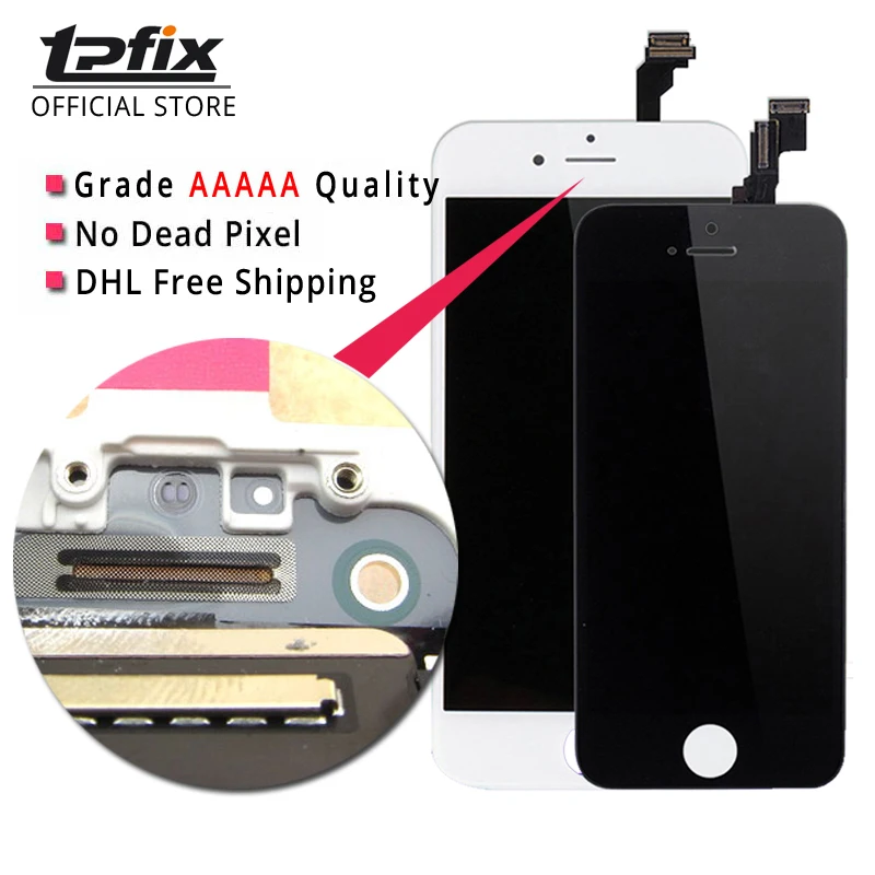 TPFIX For iPhone 6 LCD Display For iPhone 7 Screen 6 6S Plus Grade AAAAA LCD Touch Screen Digitizer Assembly Replacement Tactil
TPFIX For iPhone 6 LCD Display For iPhone 7 Screen 6 6S Plus Grade AAAAA LCD Touch Screen Digitizer Assembly Replacement Tactil