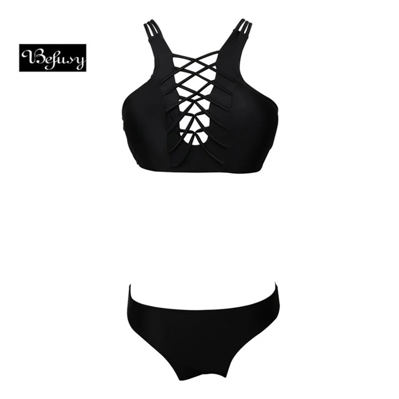Befusy 2018 New Sexy Bandage Cross Swimwear Two Piece Swimsuit Female Back Bandage Bathing Suit Monokini Beachwear 4 Colors
Befusy 2018 New Sexy Bandage Cross Swimwear Two Piece Swimsuit Female Back Bandage Bathing Suit Monokini Beachwear 4 Colors