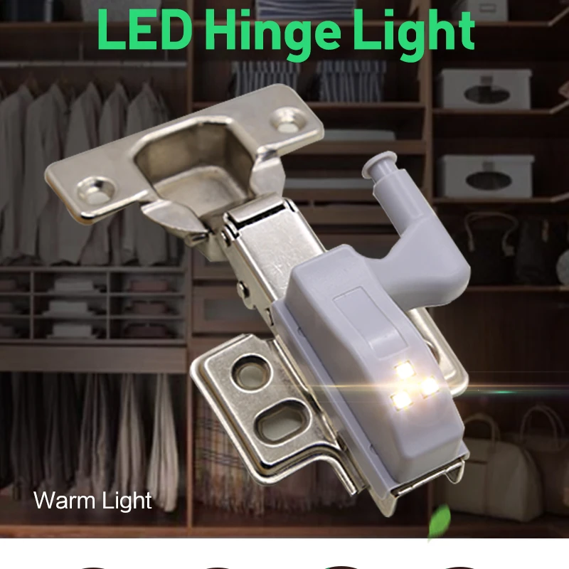 Battery Powered LED Cabinet Hinge Light