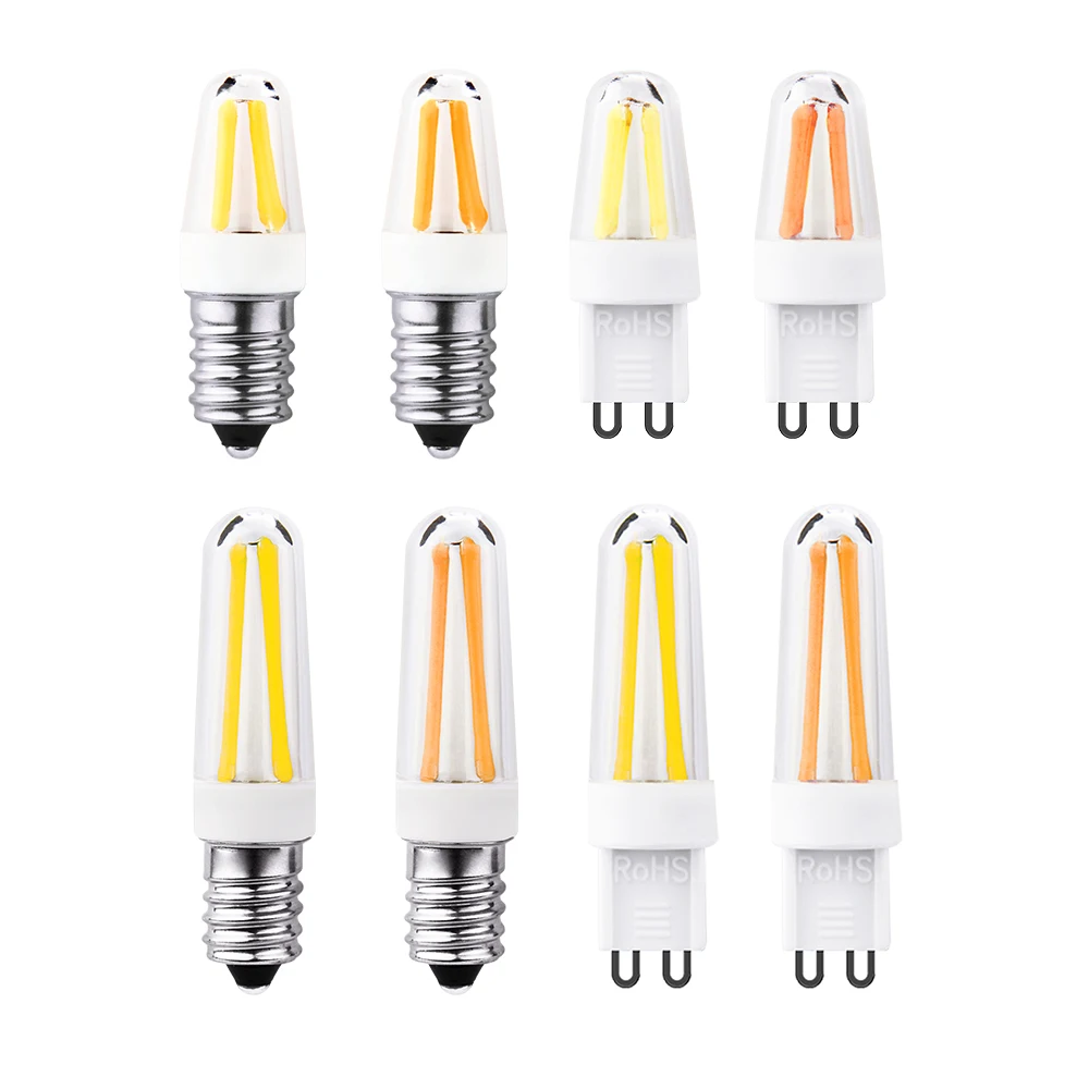 AC 220V G9 E14 Mini LED Bulb 2W 4W Filament Light Dimmable LED Lamp Replace Halogen Light Crystal Chandelier Spotlight
AC 220V G9 E14 Mini LED Bulb 2W 4W Filament Light Dimmable LED Lamp Replace Halogen Light Crystal Chandelier Spotlight