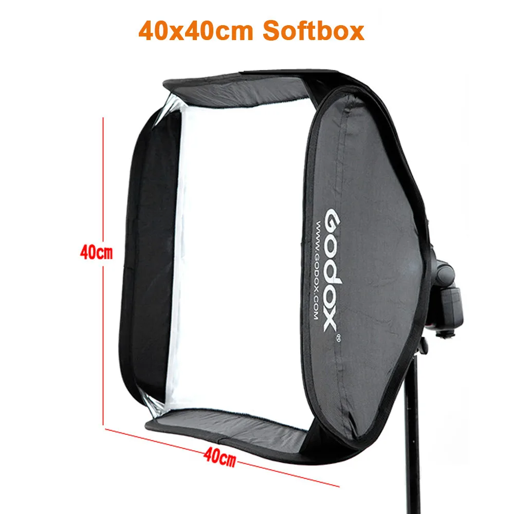 Softbox 40x40 cm Diffuser Reflector for Speedlite Flash Light Professional Photo Studio Camera Flash Fit Bowens Elinchrom
Softbox 40x40 cm Diffuser Reflector for Speedlite Flash Light Professional Photo Studio Camera Flash Fit Bowens Elinchrom