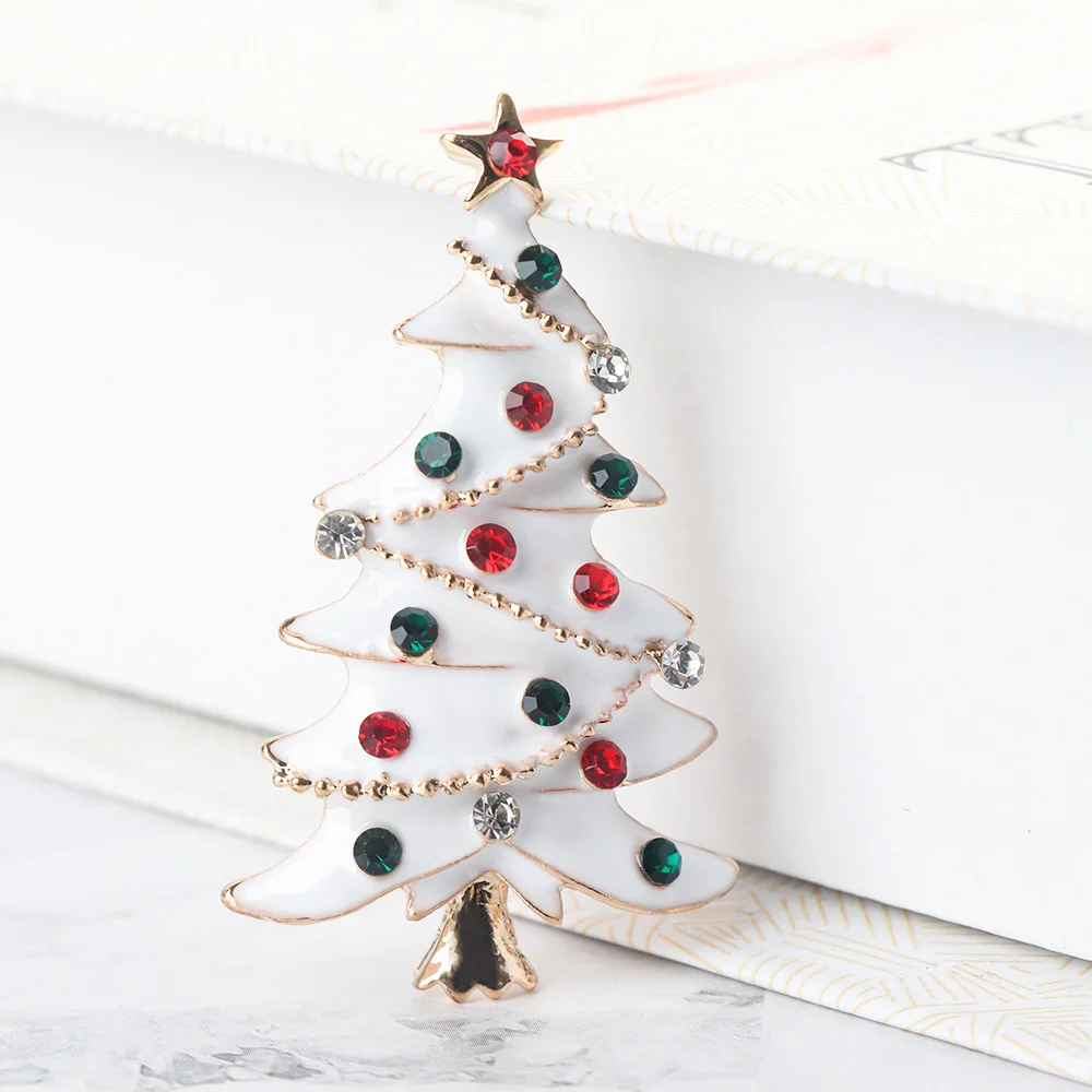 Women Gift Lovely Christmas Tree Design Brooches Scarf Buckle Collar Pin Rhinestone Alloy Holiday Decoration Brooch Jewelry
Women Gift Lovely Christmas Tree Design Brooches Scarf Buckle Collar Pin Rhinestone Alloy Holiday Decoration Brooch Jewelry