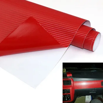3D Car Sticker Surface Red Adhesive Carbon Fiber Universal Style 127x30cm 50x12inches Interior Vehicle
3D Car Sticker Surface Red Adhesive Carbon Fiber Universal Style 127x30cm 50x12inches Interior Vehicle