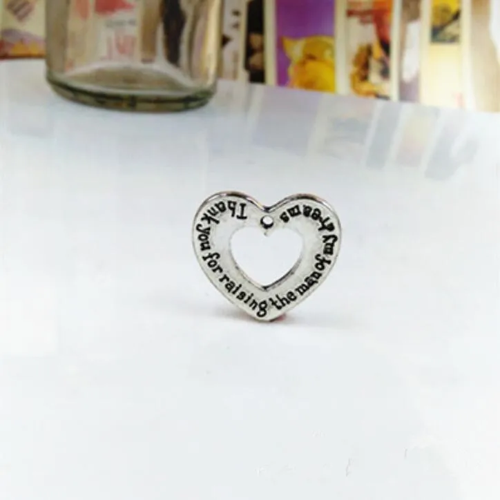 10pcs-- 23x20 Antique Silver tone love heart charm letter charm pendant 5style For you to choose
10pcs-- 23x20 Antique Silver tone love heart charm letter charm pendant 5style For you to choose
